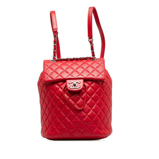 Chanel Coco Mark Matelasse Lambskin Backpack