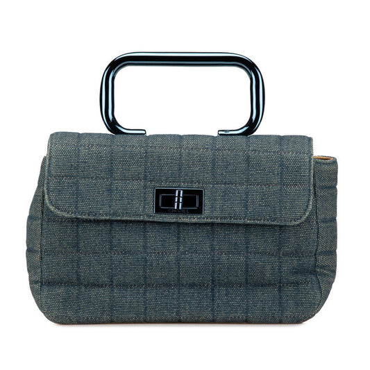 Chanel Choco Bar 2.55 Denim Handbag