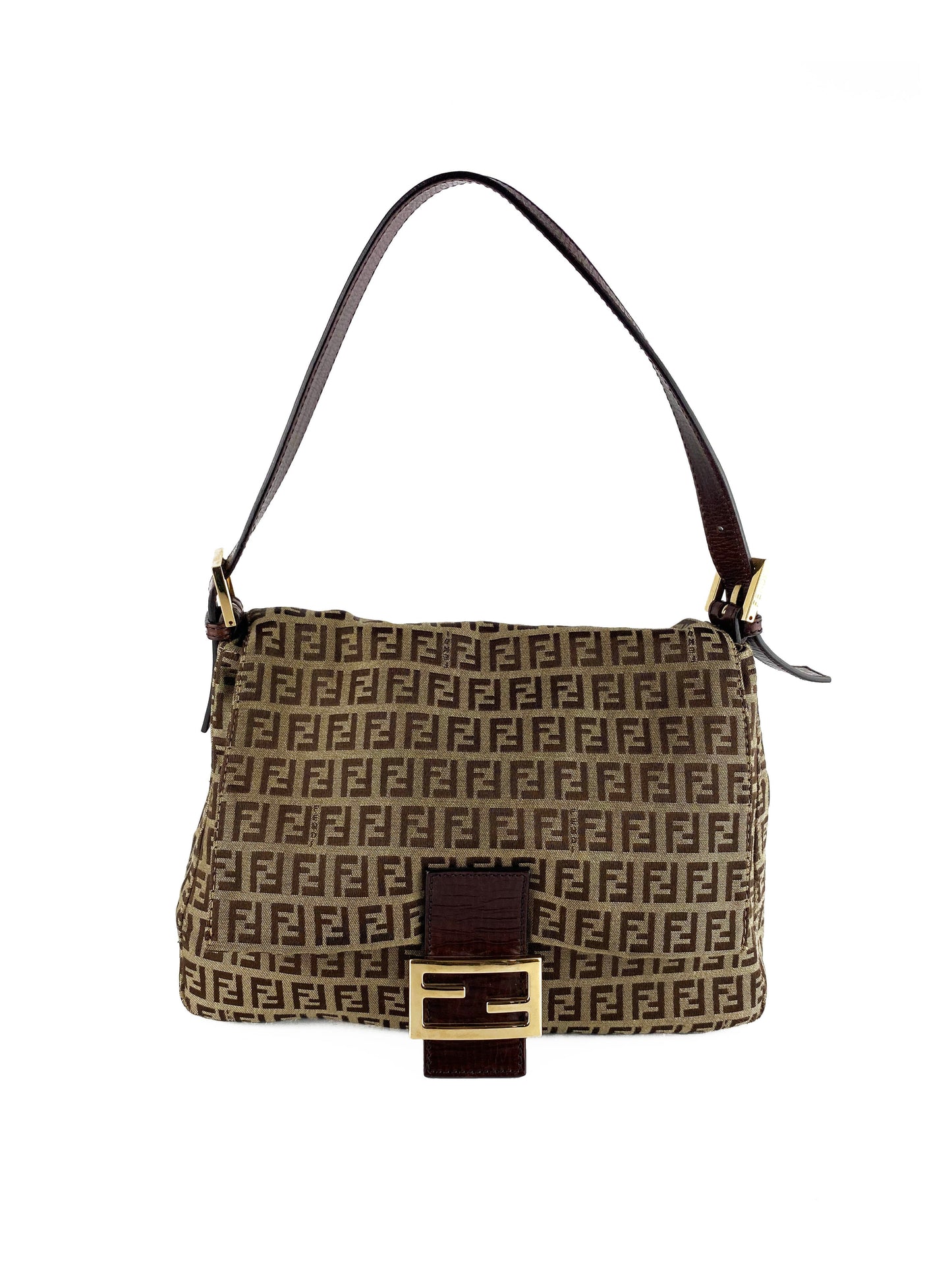 Fendi Vintage Mamma Baguette Zucca Bag