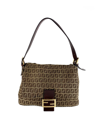 Fendi Vintage Mamma Baguette Zucca Bag