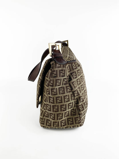 Fendi Vintage Mamma Baguette Zucca Bag