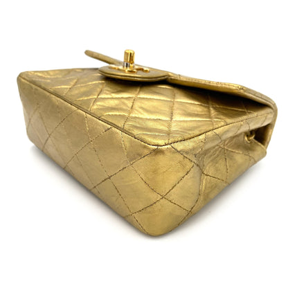 Chanel Vintage Mini Square Gold Lambskin Flap 90239423 DXBS0144