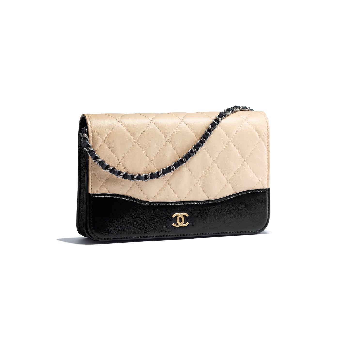 Chanel Wallet On Chain – WOC Aged & Smooth Calfskin White