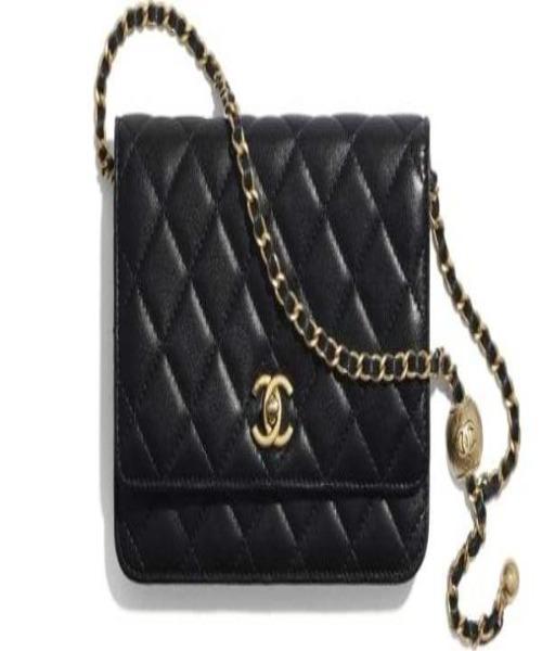 Chanel Wallet On Chain – WOC Quilted Lambskin Black Gold-Toned