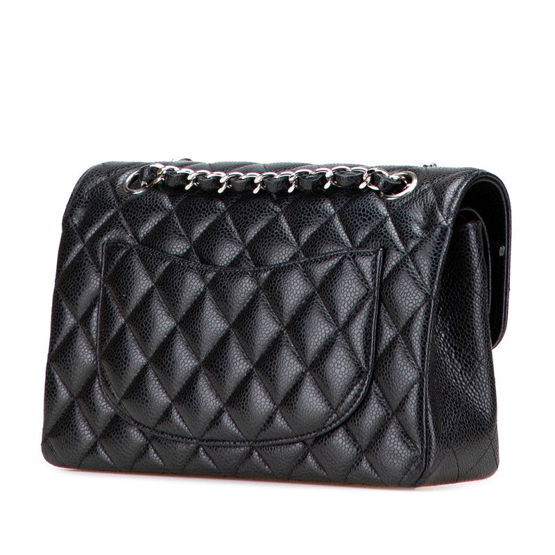Chanel Matelasse 23 Double Flap Caviar Shoulder Bag