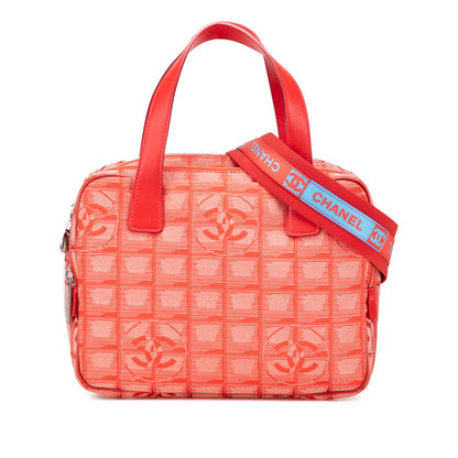 Chanel New Travel Line Nylon Leather 2way Bag