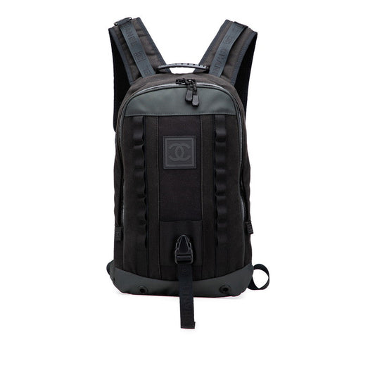 Chanel Sports Line Canvas Leather Backpack