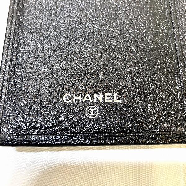 Chanel CC Button Long Wallet  Leather Long Wallet A33922 in Good condition