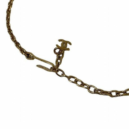 Chanel Triple CC Pendant Chain Necklace Metal Necklace in Excellent condition