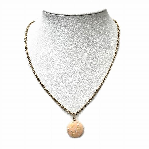 Chanel Triple CC Pendant Chain Necklace Metal Necklace in Excellent condition
