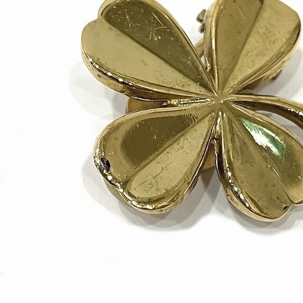 Chanel Clover Clip On Earrings  Metal Earrings in Fair condition