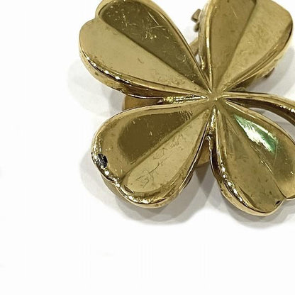 Chanel Clover Clip On Earrings  Metal Earrings in Fair condition