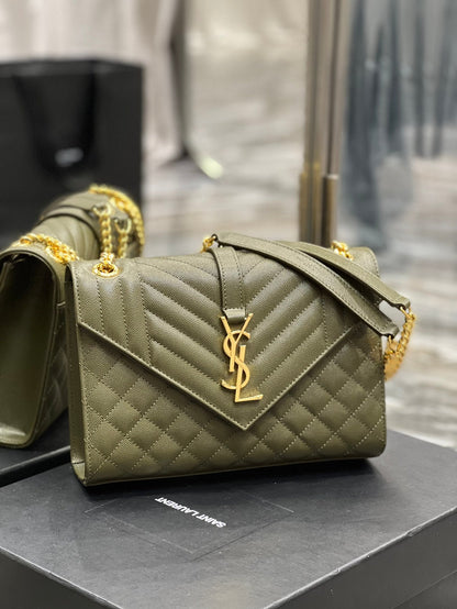 Yves Saint Laurent Envelope Medium Chain Bag