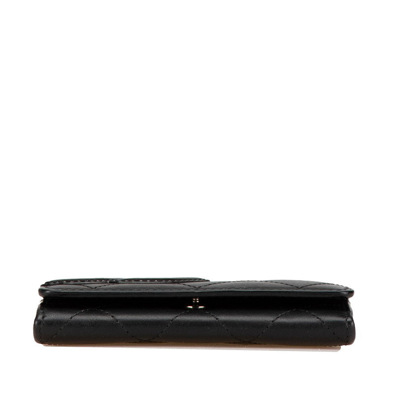 Chanel Cambon Line Coco Mark Lambskin Card Case