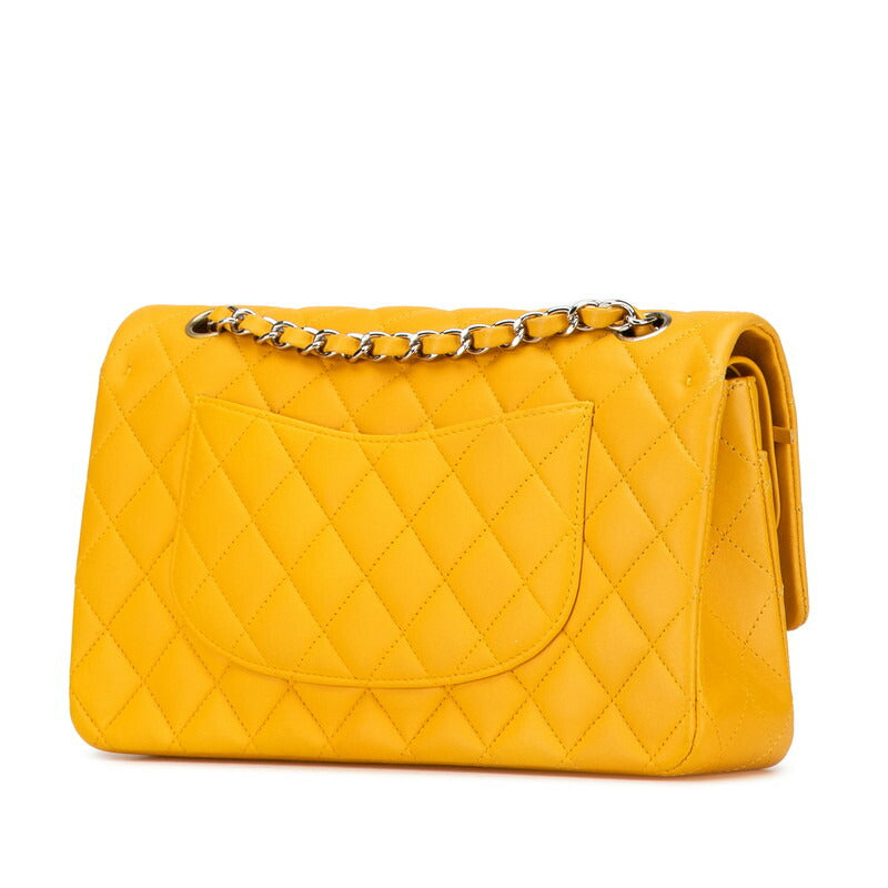 Chanel Matelasse Coco Mark W Flap Lambskin Shoulder Bag