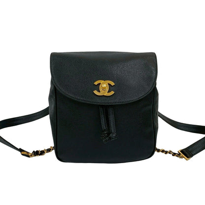 Chanel Coco Mark Caviar Skin Mini Backpack