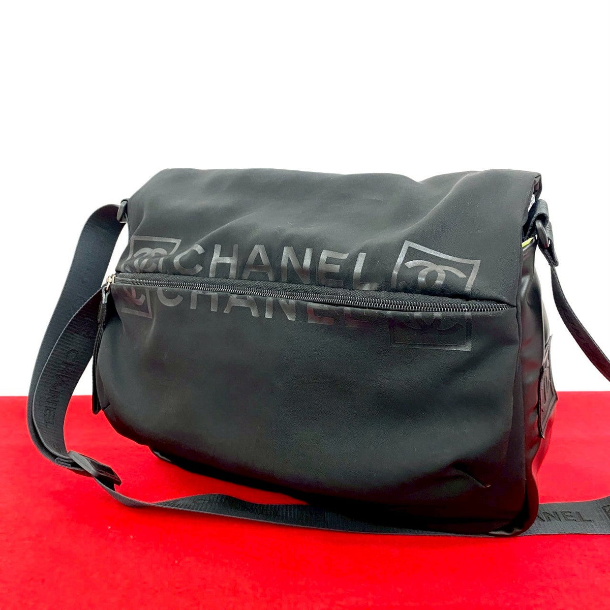 Chanel Nylon Rubber Shoulder Bag