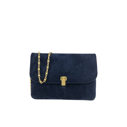 CELINE  Chain Shoulder bag Navy Vintage bppgsa