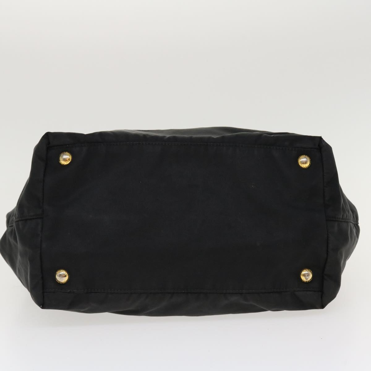 Prada Hand Bag Nylon Black  yb046