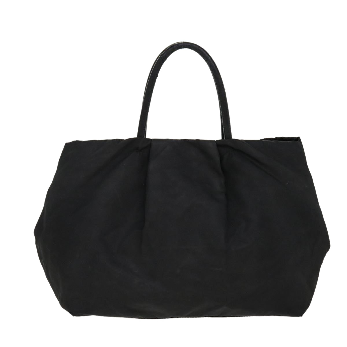 Prada Hand Bag Nylon Black  yb046