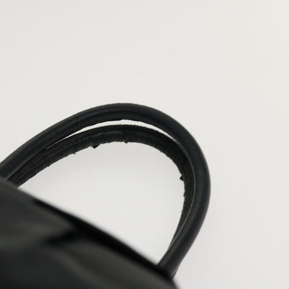 Prada Hand Bag Nylon Black  yb046