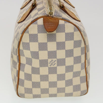 LOUIS VUITTON Damier Azur Speedy 25 Hand Bag N41534 LV yb064