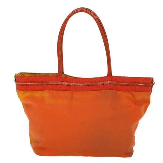 Prada Tote Bag Nylon Orange  yb156