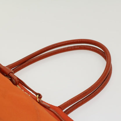 Prada Tote Bag Nylon Orange  yb156