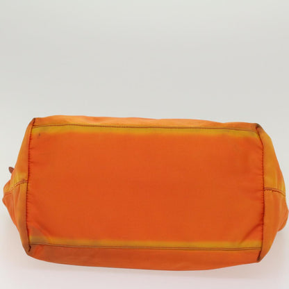 Prada Tote Bag Nylon Orange  yb156