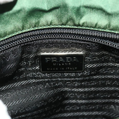 Prada Hand Bag Nylon Green  yb268