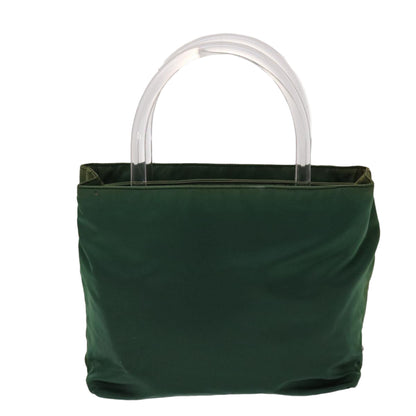 Prada Hand Bag Nylon Green  yb268