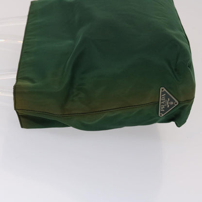 Prada Hand Bag Nylon Green  yb268