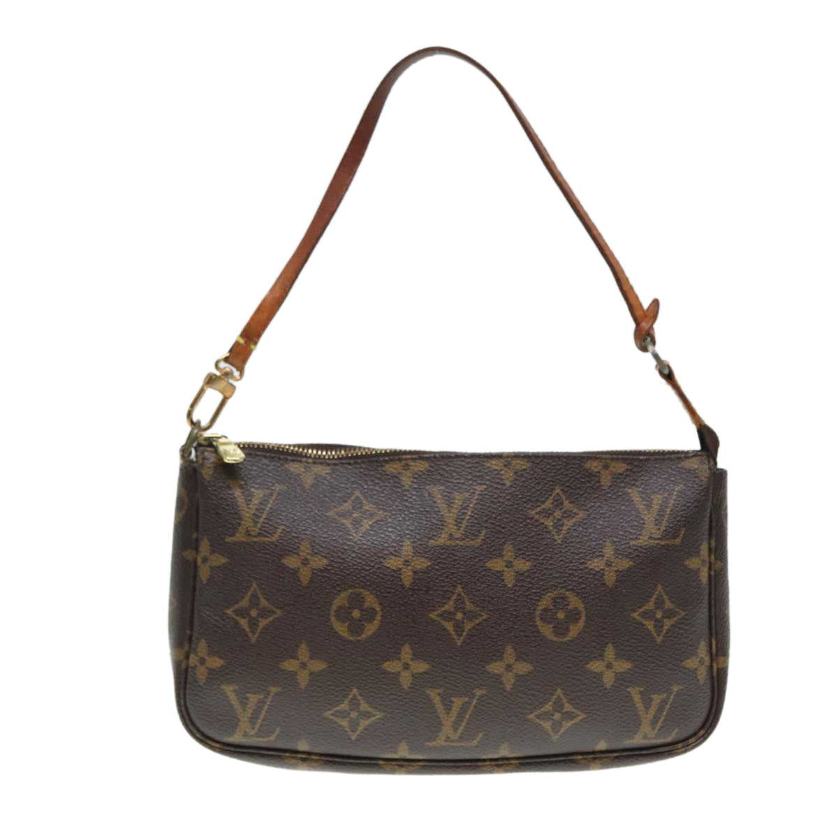LOUIS VUITTON Monogram Pochette Accessoires Pouch M51980 LV Auth yb657