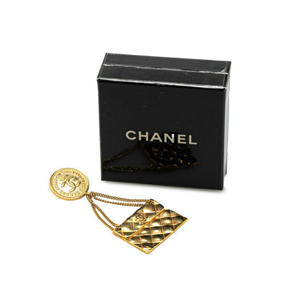 Chanel Gold Plated Coco Mark 31 RUE CAMBON PARIS Matelasse Brooch
