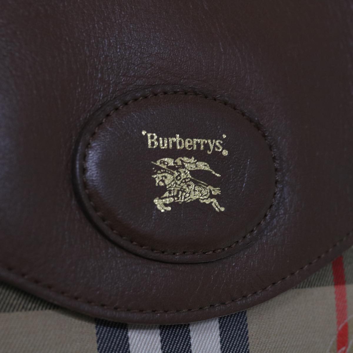 BurberrySs Nova Check Clutch Bag Canvas Beige Brown Auth yk10288