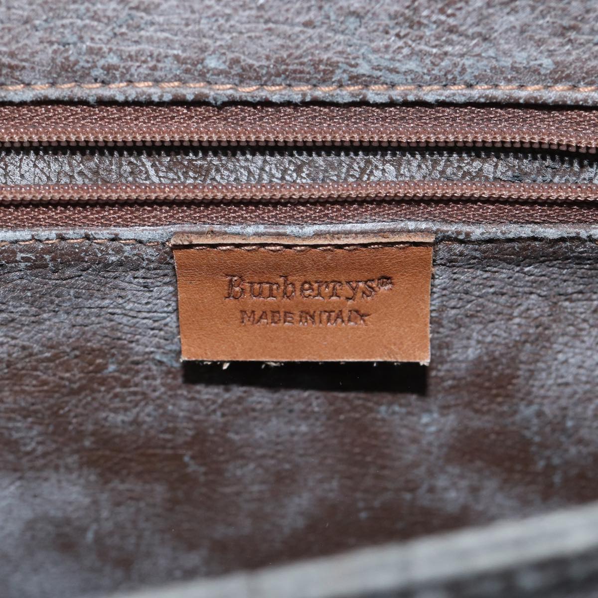 BurberrySs Nova Check Hand Bag PVC 2way Brown Auth yk11758