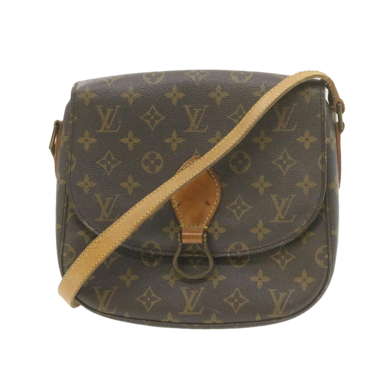 LOUIS VUITTON Monogram Saint Cloud GM Shoulder Bag M51242 LV Auth yk1229