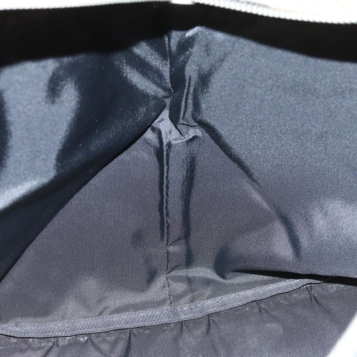 BurberrySs Nova Check Blue Label Tote Bag Nylon Black Auth yk12675