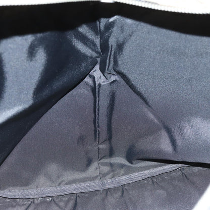 BurberrySs Nova Check Blue Label Tote Bag Nylon Black Auth yk12675