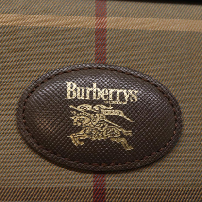 BURBERRYSs Nova Check Shoulder Bag Canvas Beige Auth yk12716