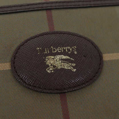 BURBERRYSs Nova Check Shoulder Bag Canvas Beige Auth yk12733