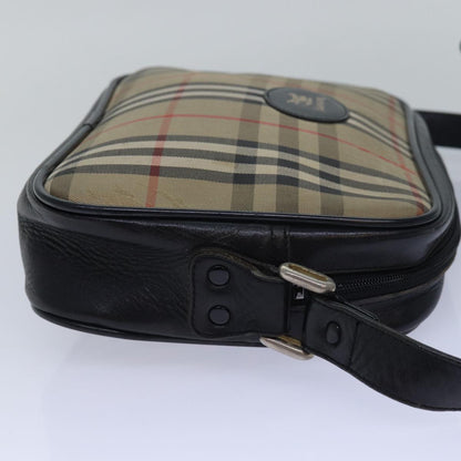 BURBERRYSs Nova Check Shoulder Bag Canvas Beige Auth yk13298