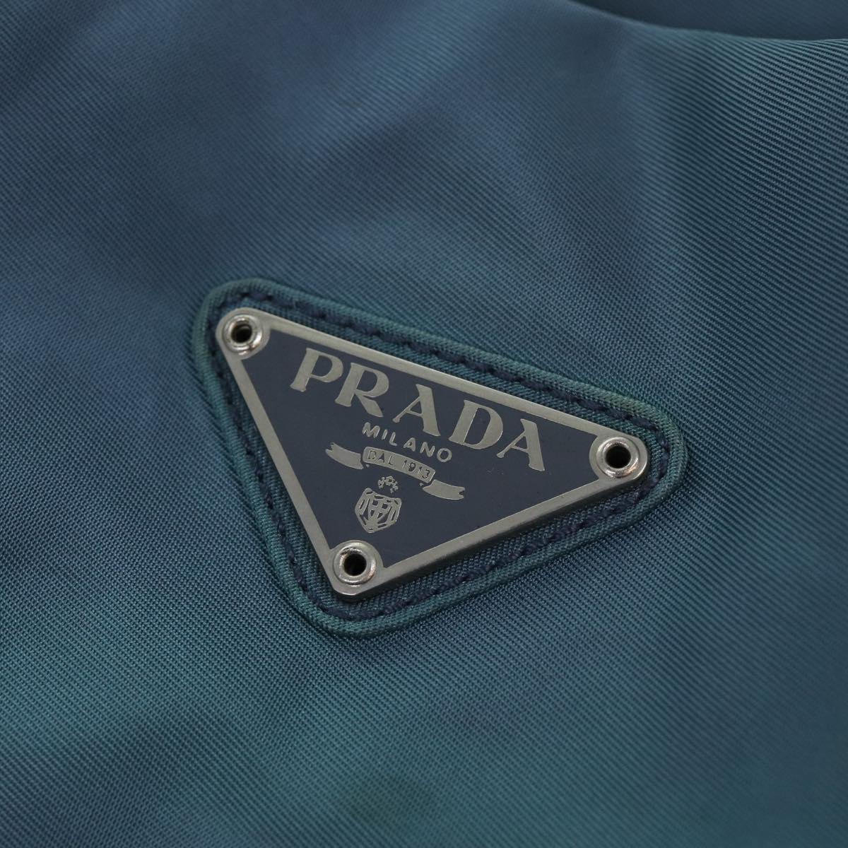 PRADA Tote Bag Nylon Blue Auth yk13430