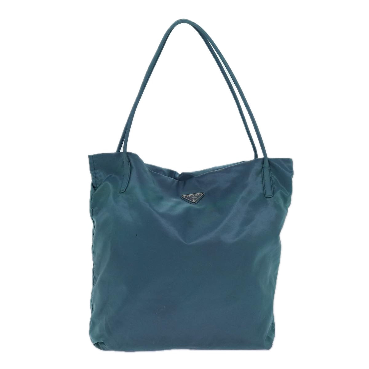 PRADA Tote Bag Nylon Blue Auth yk13430