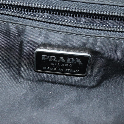 PRADA Hand Bag Nylon Black Auth yk13458