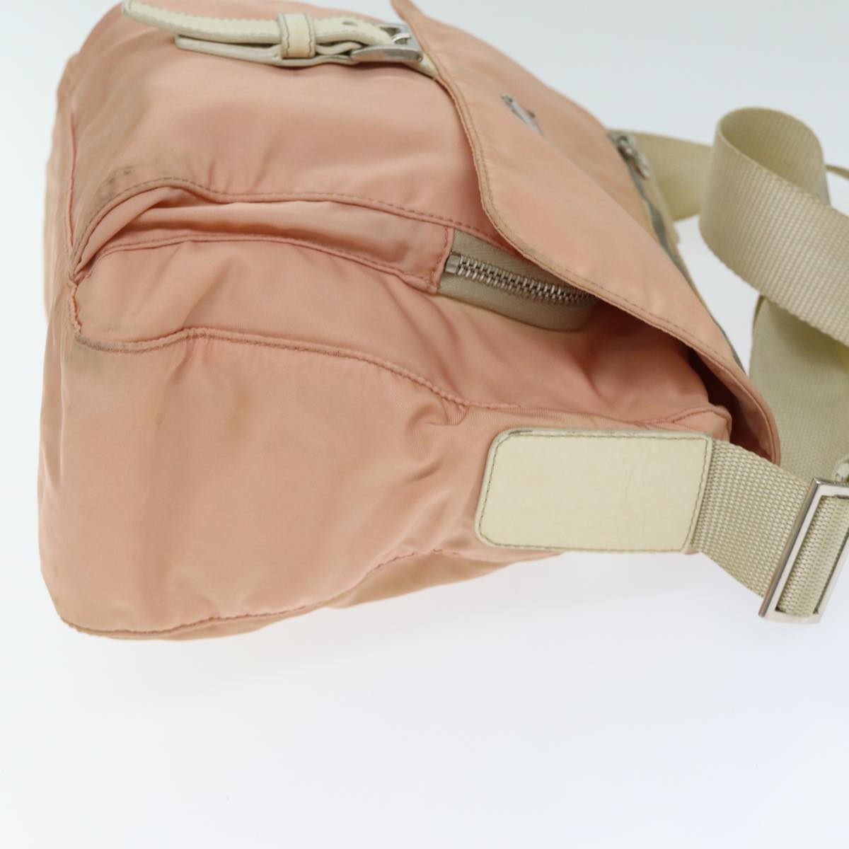 PRADA Shoulder Bag Nylon Pink Auth yk13570