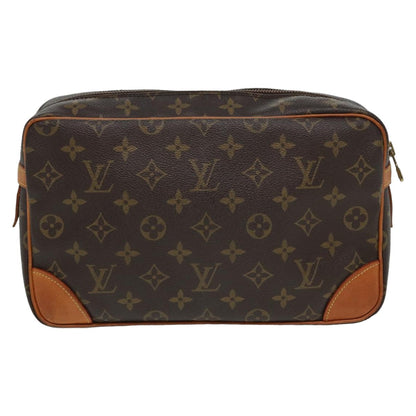 LOUIS VUITTON Monogram Compiegne 28 Clutch Bag M51845 LV Auth yk13607