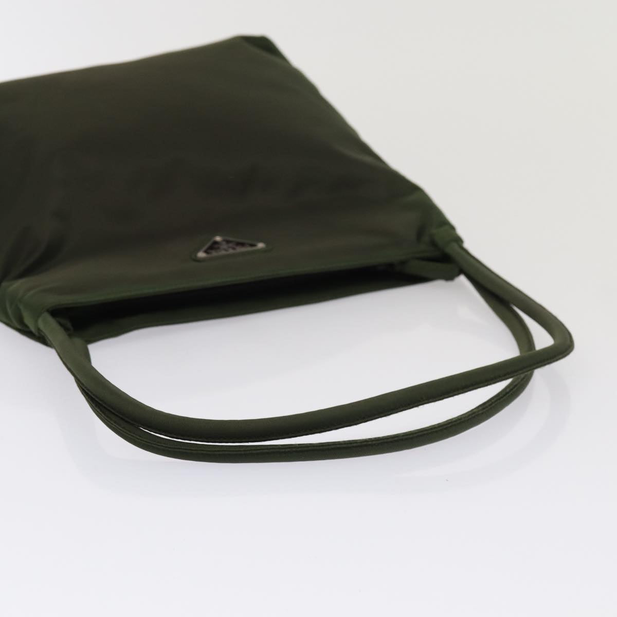 PRADA Shoulder Bag Nylon Khaki Auth yk13710