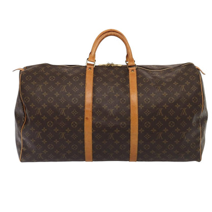 LOUIS VUITTON Monogram Keepall 60 Boston Bag M41422 LV Auth yk13750