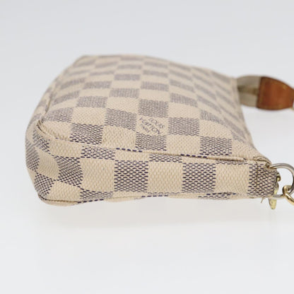 LOUIS VUITTON Damier Azur Pochette Accessoires Pouch N51986 LV Auth yk13802